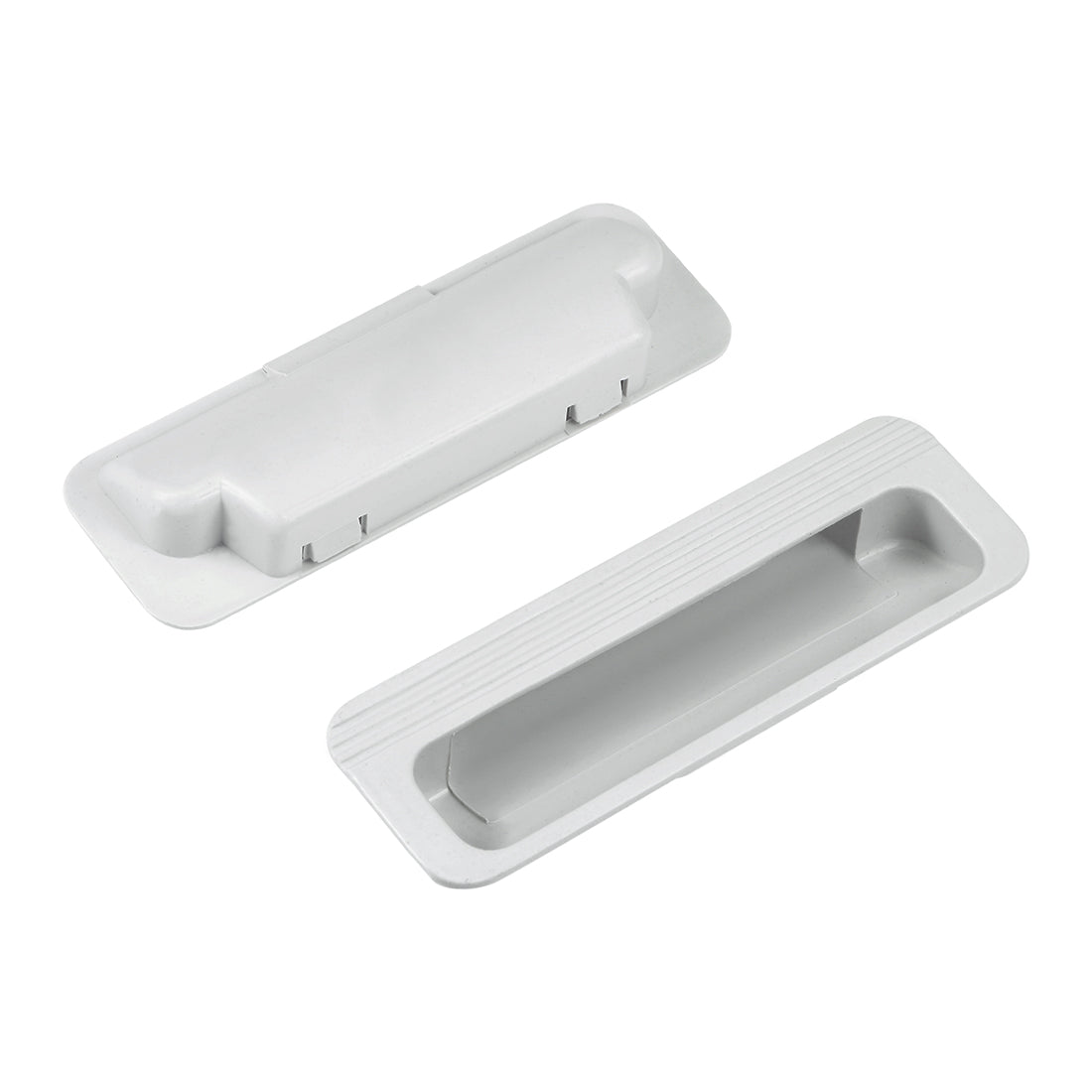 uxcell Uxcell Flush Pull Finger Insert Recessed Cabinet Door Handles 110mm x 37mm x 16mm 2Pcs