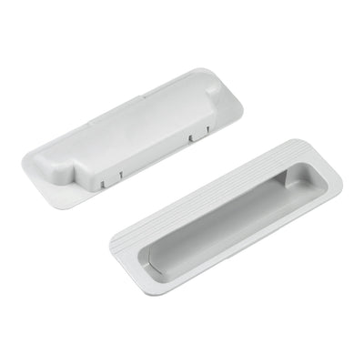 Harfington Uxcell Flush Pull Finger Insert Recessed Cabinet Door Handles 110mm x 37mm x 16mm 2Pcs