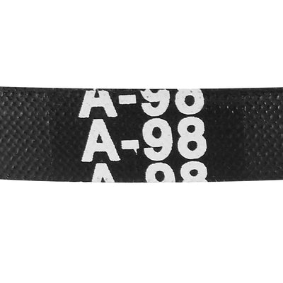 Harfington Uxcell A-98 Drive V-Belt 98-inch Inner Length Industrial Rubber Transmission Belt