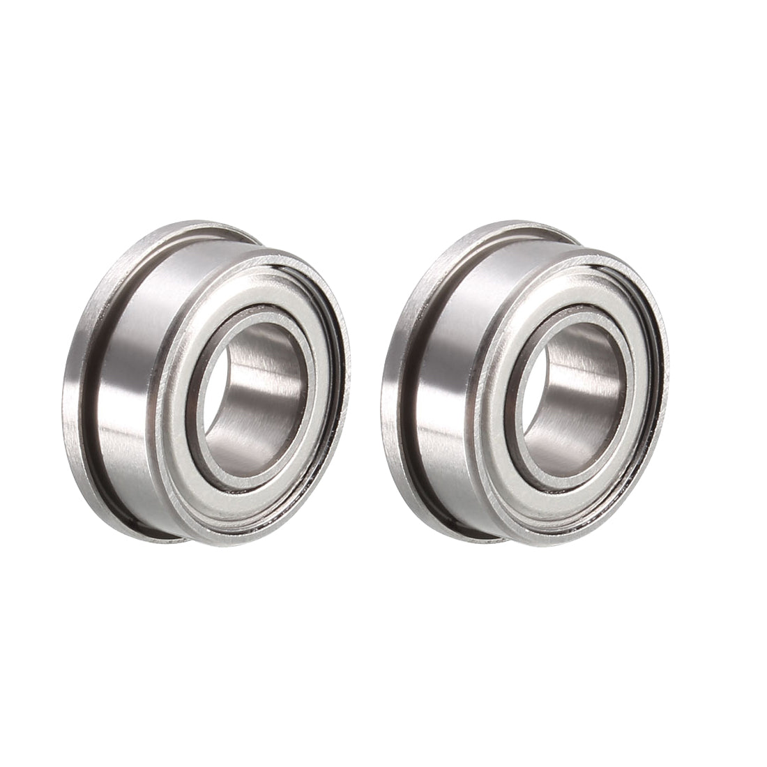 uxcell Uxcell Flange Deep Groove Ball Bearings Inch Double Shielded Chrome Steel