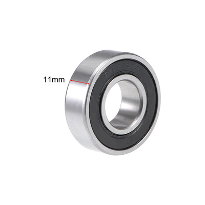 Harfington Uxcell Deep Groove Ball Bearings Inch Double Sealed Chrome Steel ABEC1 Z2