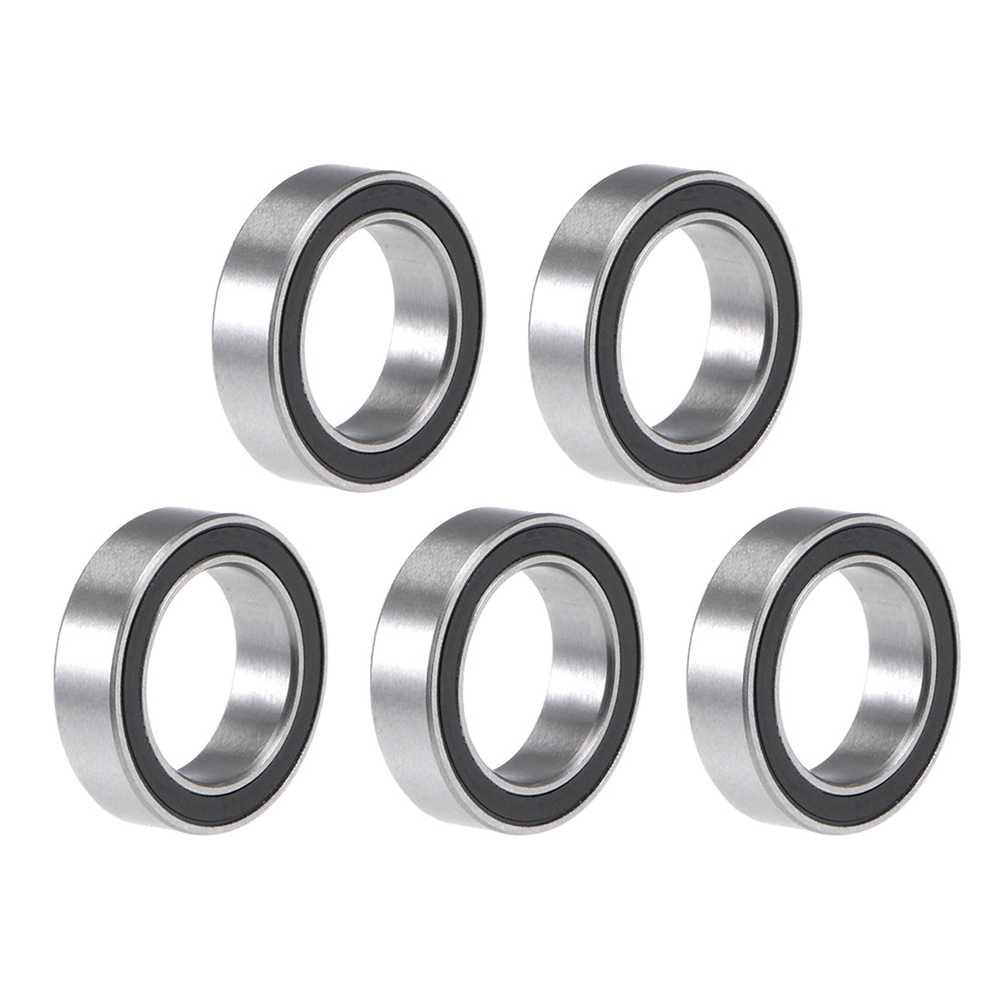 uxcell Uxcell Deep Groove Ball Bearings Thin Section Double Sealed Chrome Steel Bearings