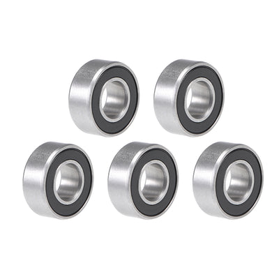 Harfington Uxcell S686-2RS Stainless Steel Ball Bearing 6x13x5mm Double Sealed 686-2RS Z2 Lever Bearings 5pcs