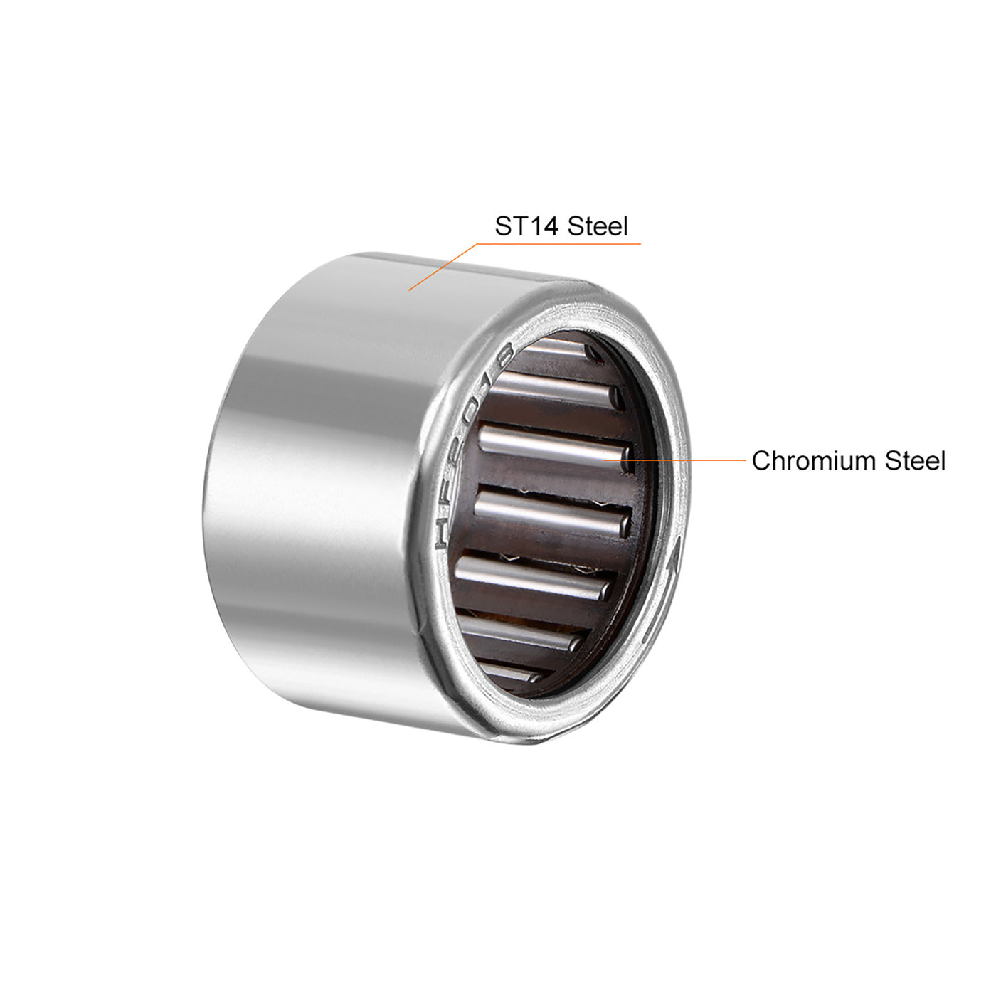 uxcell Uxcell Needle Roller Bearings, Chrome Steel Needles One Way Clutch Bearings