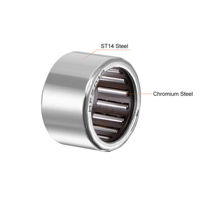 Harfington Uxcell Needle Roller Bearings, Chrome Steel Needles One Way Clutch Bearings