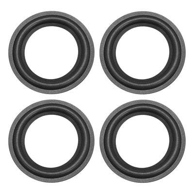 Harfington Uxcell 4.5" 4.5 inch Speaker Foam Edge Surround Rings Replacement for Speaker Repair or DIY 4pcs