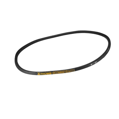 uxcell Uxcell K-31 V Belt Machine 736mm Inner Girth Transmission Rubber,Black Replacement Drive Belt