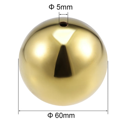 Harfington Uxcell 5Stk. 201 Edelstahl hohl Kappe Kugel Ball für Geländer Treppe Spindel Pfosten 60mm Durchmesser