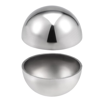 Harfington Uxcell 2Stk. 304 Edelstahl hohl Kappe Kugel Ball für Geländer Treppe Spindel Pfosten 38mm Durchmesser