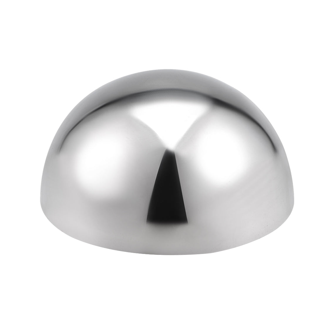 uxcell Uxcell 4Stk. 304 Edelstahl hohl Kappe Kugel Ball für Geländer Treppe Spindel Pfosten 51mm Durchmesser