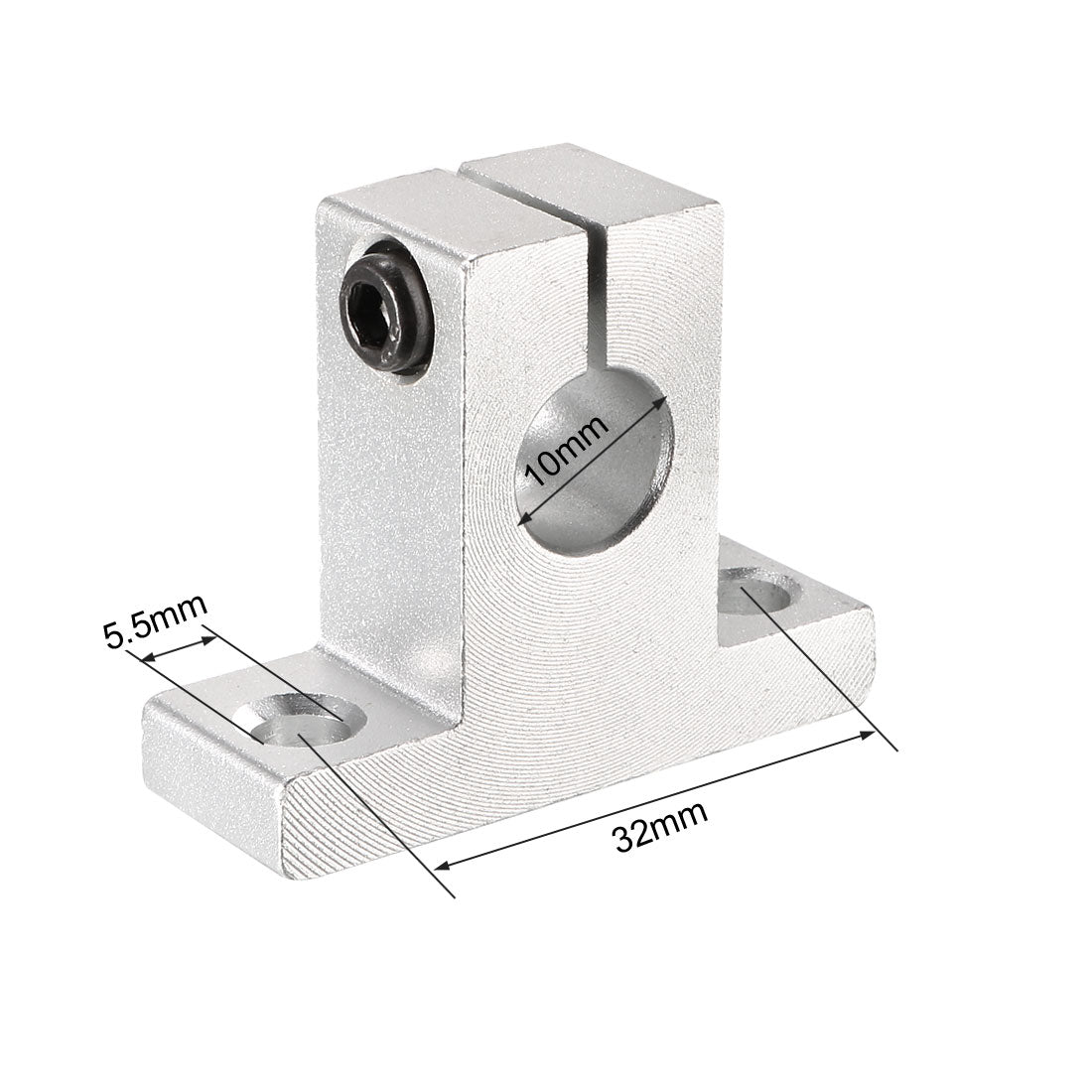 uxcell Uxcell 2Stk.Schienenführungsstange für Linearführung SK10 für 10mm Durchmesser Welle