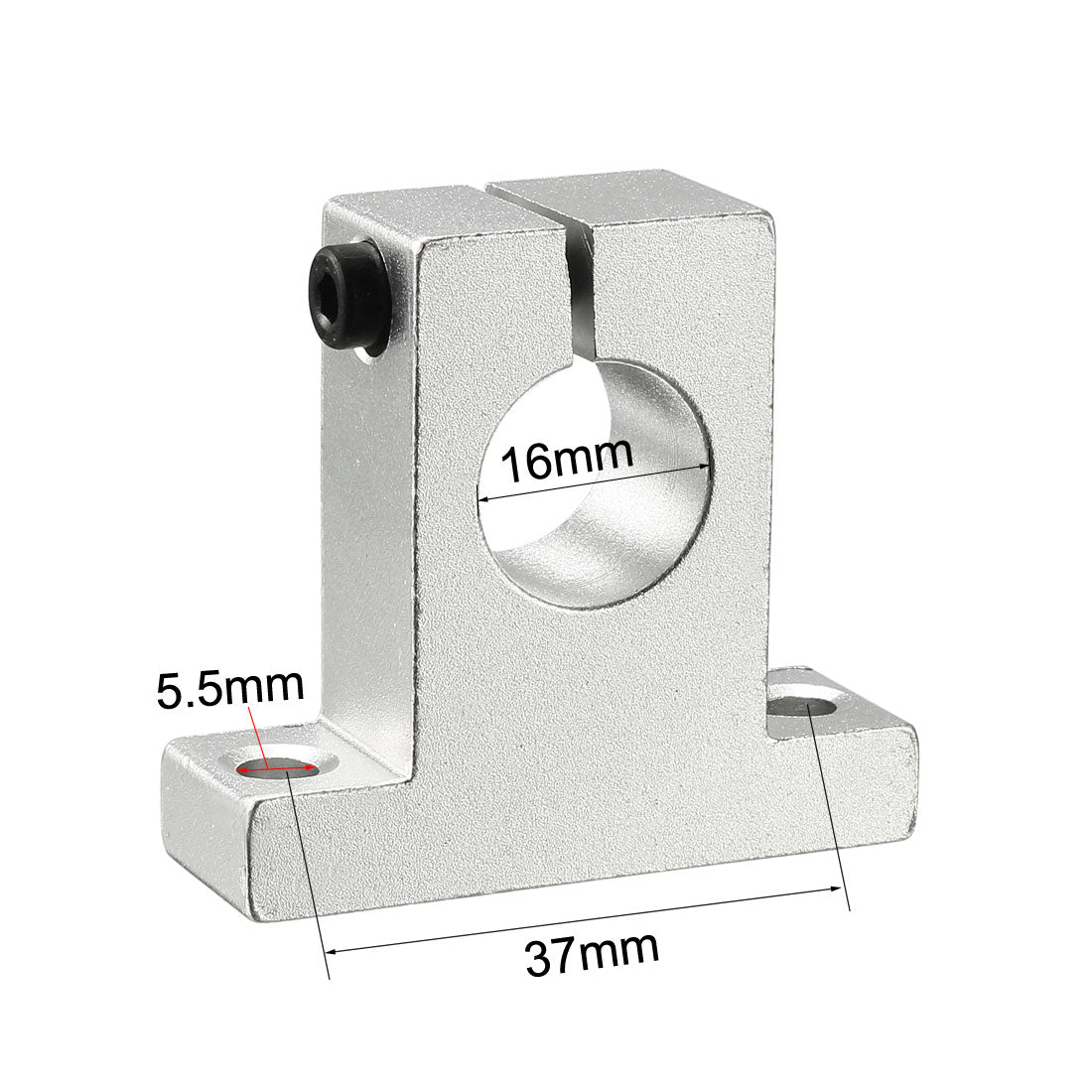 uxcell Uxcell Schienenführungsstange für Linearführung SK16 für 16mm Durchmesser Welle