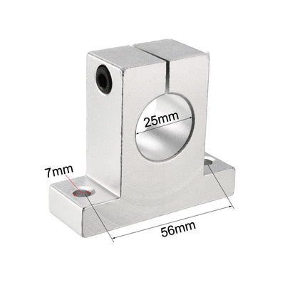 Harfington Uxcell Schienenführungsstange für Linearführung SK25 für 25mm Durchmesser Welle