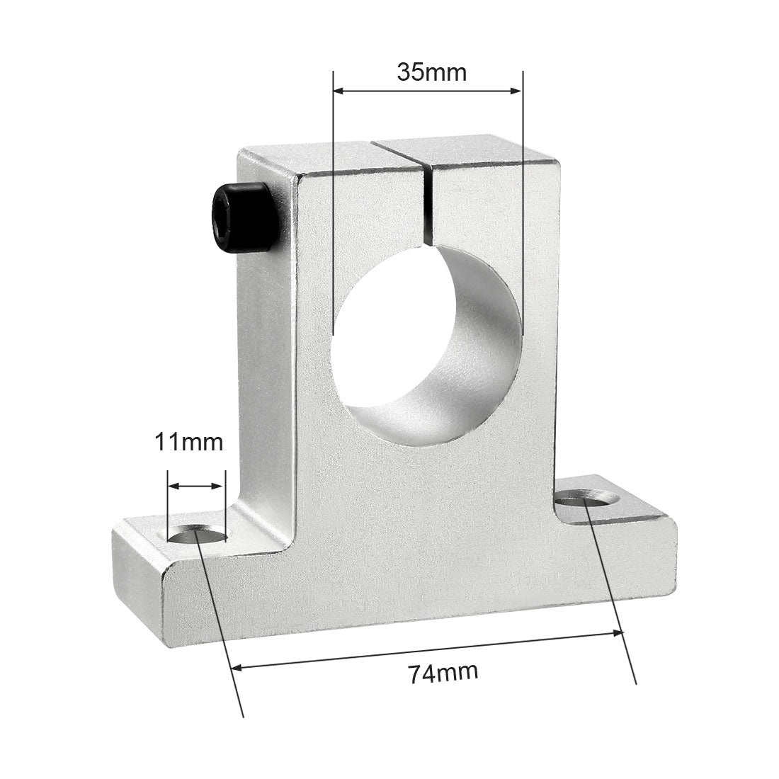 uxcell Uxcell Schienenführungsstange für Linearführung SK35 für 35mm Durchmesser Welle