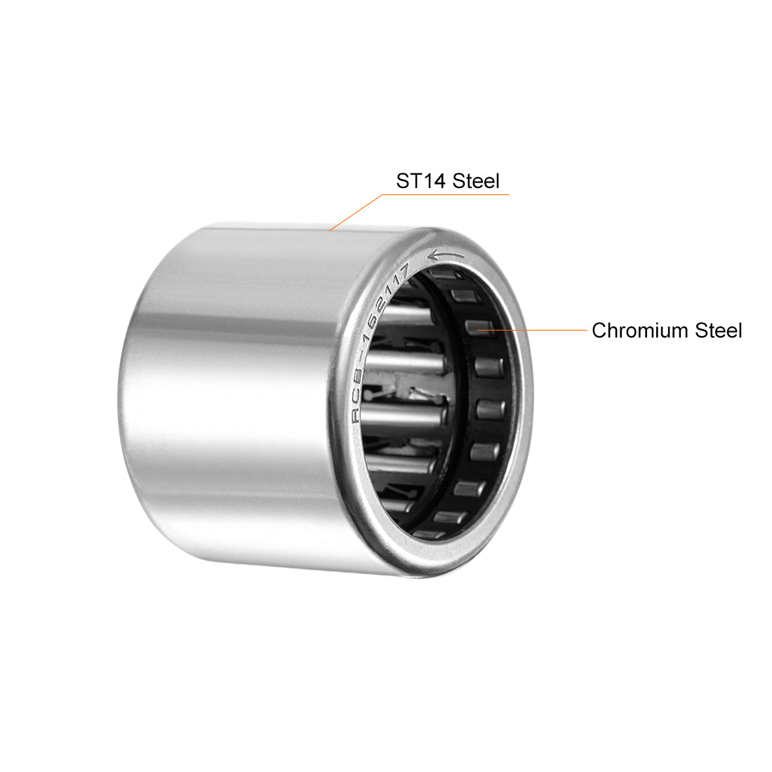 uxcell Uxcell RCB121616 Needle Roller Bearings, One Way Bearing, 3/4" Bore 1" OD 1" Width