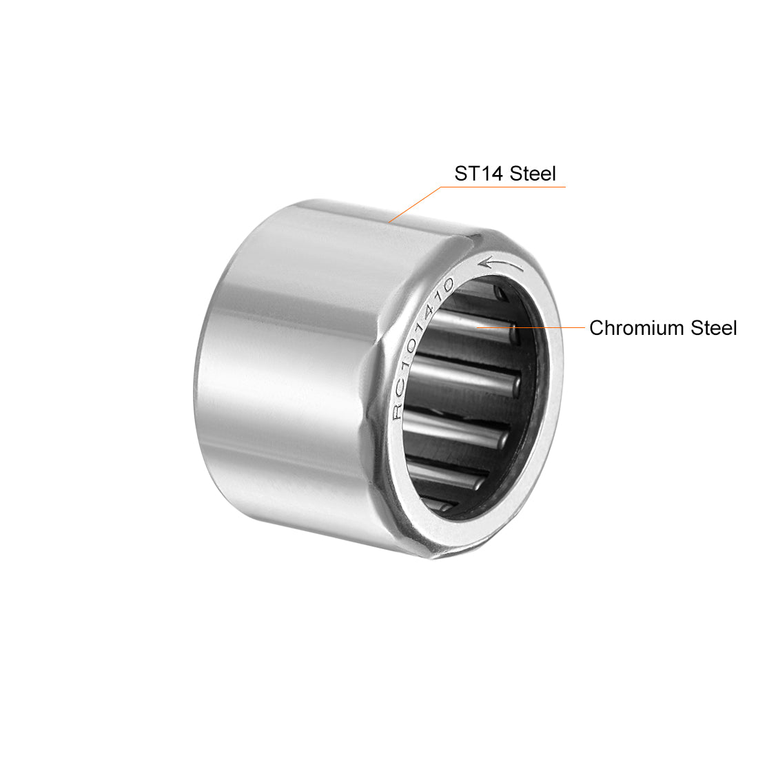 uxcell Uxcell RC101410 Needle Roller Bearings, One Way Bearing, 5/8" Bore 7/8" OD 5/8" Width 5pcs