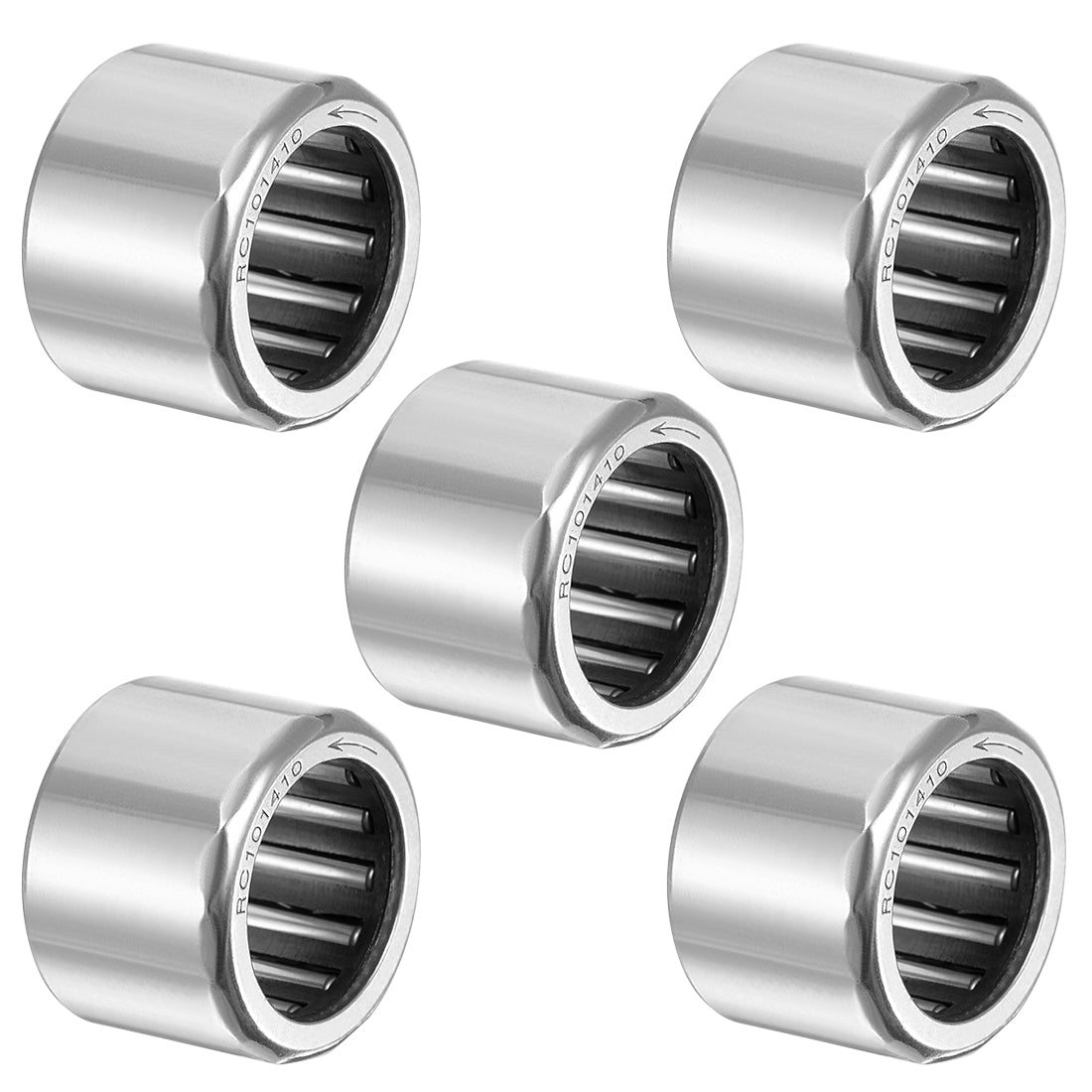 uxcell Uxcell RC101410 Needle Roller Bearings, One Way Bearing, 5/8" Bore 7/8" OD 5/8" Width 5pcs