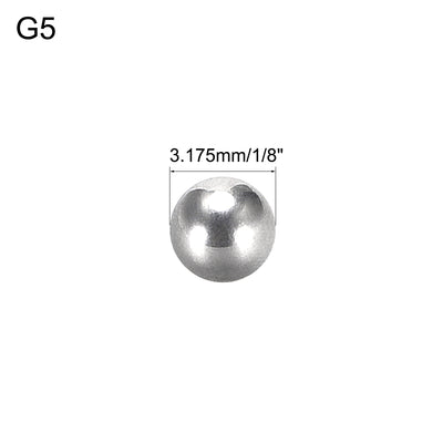 Harfington Uxcell Precision 304 Stainless Steel Bearing Balls 9/64 Inch G5 10pcs