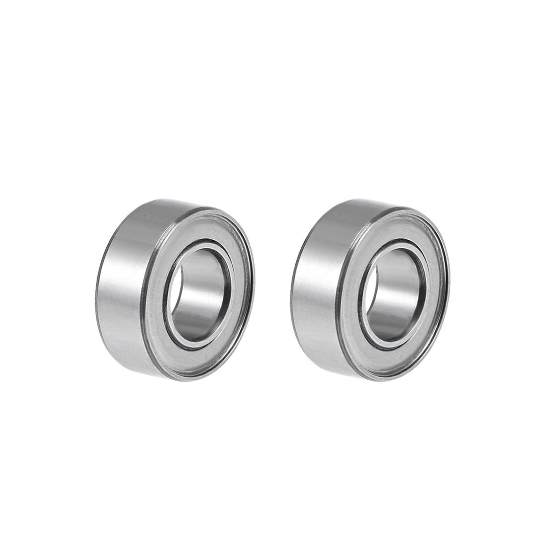 uxcell Uxcell SR188ZZ Stainless Steel Ball Bearing 1/4"x1/2"x3/16" Double Shielded R188ZZ Z2 Lever Bearings 2pcs