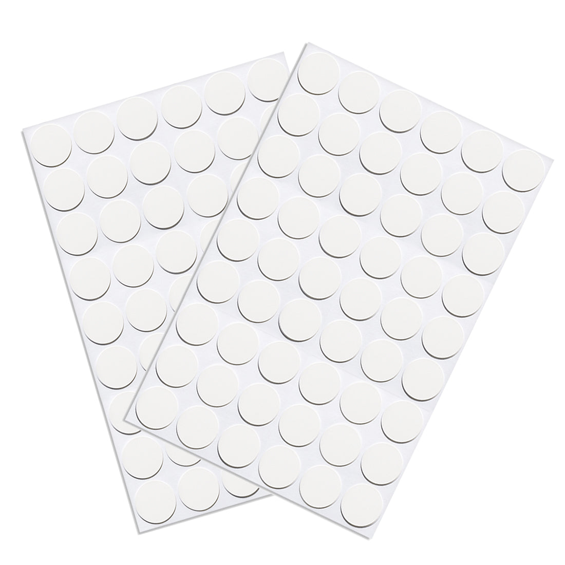 uxcell Uxcell Self-adhesive Screw Hole Stickers,2-Table Self-adhesive Screw Covers Caps Dustproof Sticker 21mm 54 in 1 White