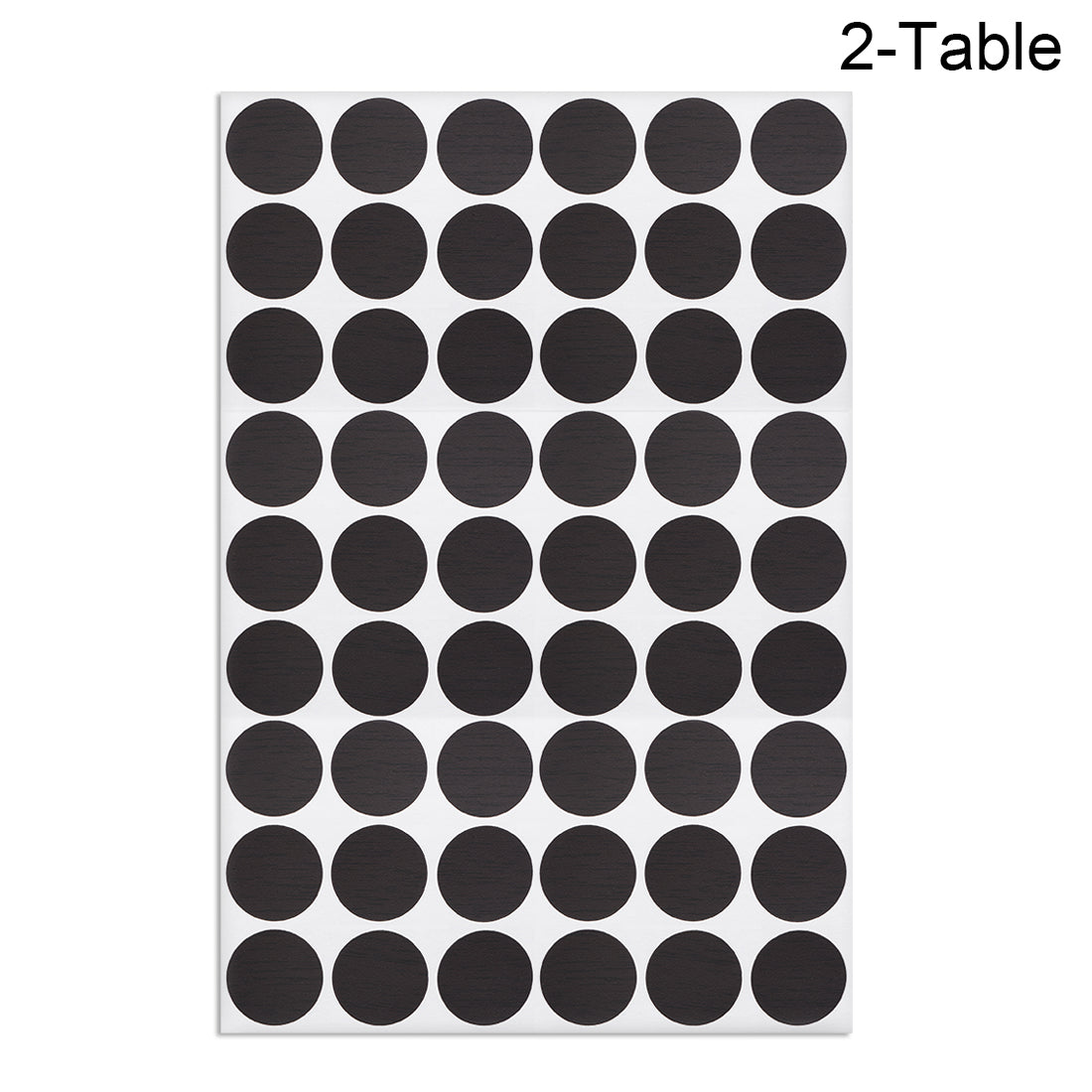 uxcell Uxcell Screw Hole Covers Stickers Textured Plastic Self Adhesive Stickers for Wood Furniture Cabinet Shelve Plate 21mm Dia 108pcs in 2Sheet Black Lines