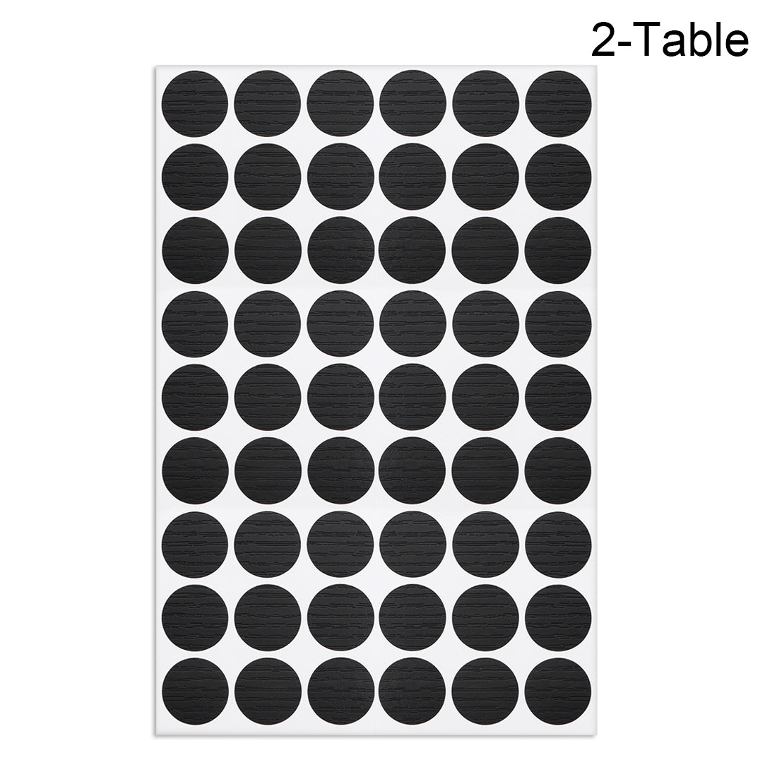 uxcell Uxcell Self-adhesive Screw Hole Stickers,2-Sheet Self-adhesive Screw Covers Caps Dustproof Sticker 21mm 54 in 1