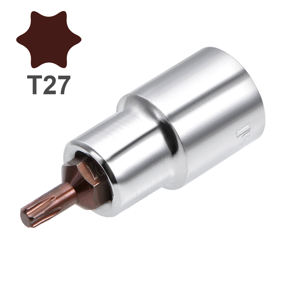 uxcell Uxcell 2Stk.1/2 Zoll Laufwerk T20 Torx Bit Sockel S2 Stahl 55mm Länge