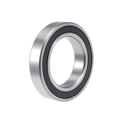 Harfington Uxcell 6010-2RS Ball Bearing 50x80x16mm Double Sealed Carbon Steel Bearings