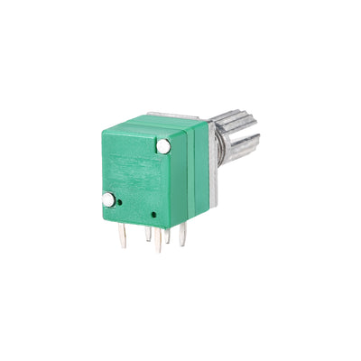 Harfington Uxcell RV097NS Potentiometer  B100K Ohm Variable Resistors Single Turn Rotary Carbon Film Taper 5pcs