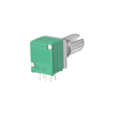 Harfington Uxcell 2 Stück 10K Ohm Variable Widerstände Double Turn Rotary Carbon Film Potentiometer