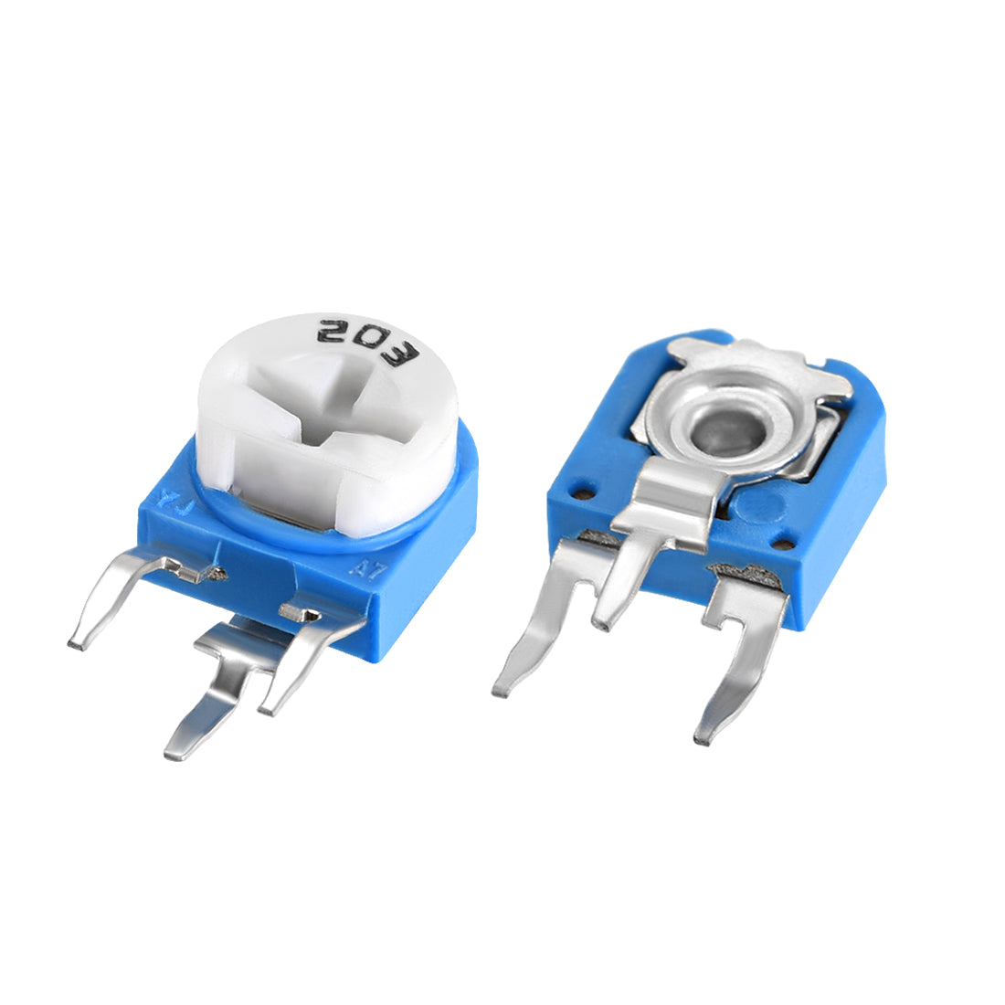 uxcell Uxcell 20stk. Trimmpotentiometer Obenteil Einstellbar Horizontal Variabel Widerstand 20K Ohm