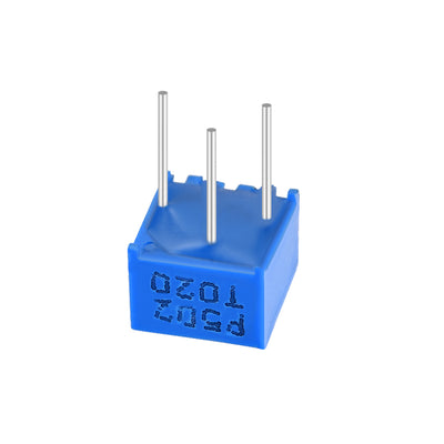 Harfington Uxcell 3362 Trimmer Potentiometer 5K Ohm Top Adjustment Horizontal Variable Resistors 5Pcs