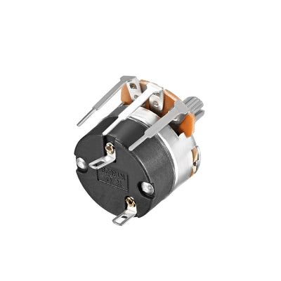 Harfington Uxcell WH138 Potentiometer with Switch B100K Ohm Variable Resistors Single Turn Rotary Carbon Film Taper 2pcs