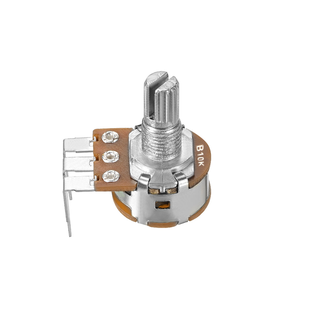 uxcell Uxcell WH148 Potentiometer with Switch 10K Ohm Variable Resistors Single Turn Rotary Carbon Film Taper 5pcs