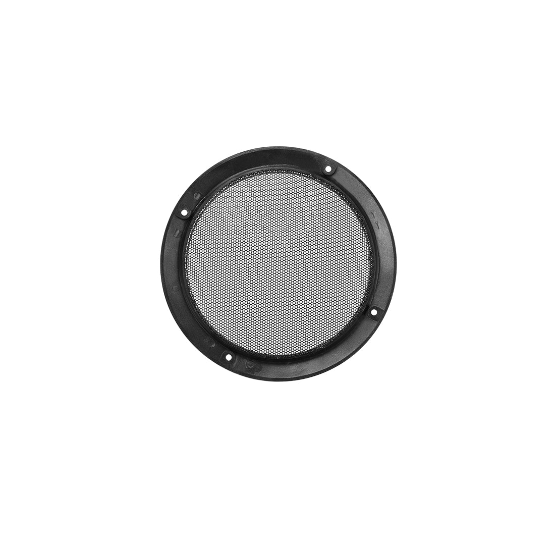 uxcell Uxcell 2Stk. 4" Lautsprechergrill Masche Dekorativ Kreis Subwoofer Schutz Abdeckung Audio Zubehör