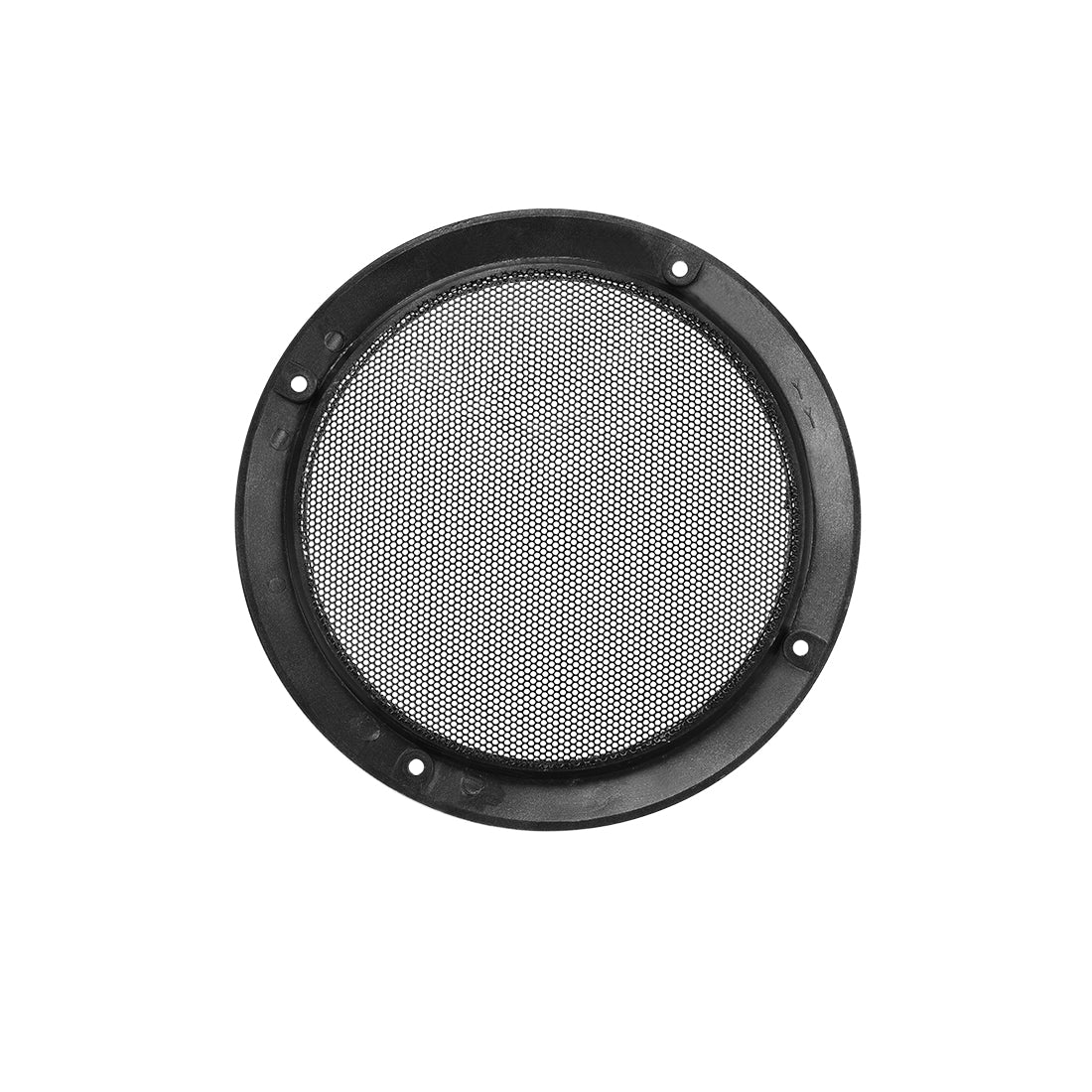 uxcell Uxcell 2Stk. Lautsprechergrill Masche Dekorativ Kreis Subwoofer Schutz Abdeckung für 6.5" Montagebohrung Diagonalabstand