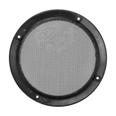 Harfington Uxcell 10" Lautsprechergrill Masche Dekorativ Kreis Subwoofer Schutz Abdeckung Audio Zubehör