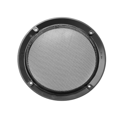 Harfington Uxcell 2Stk. Lautsprechergrill Masche Dekorativ Kreis Tieftöner Schutz Abdeckung Audio Zubehör Schwarz 6.5" Befestigungslöcher Abstand