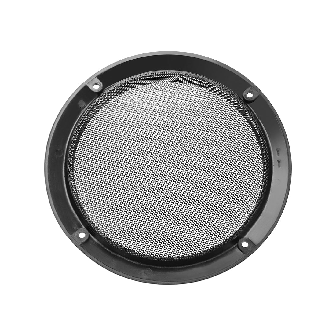 uxcell Uxcell 2Stk. 8" Lautsprechergrill Masche Dekorativ Kreis Tieftöner Schutz Abdeckung Audio Zubehör Silber