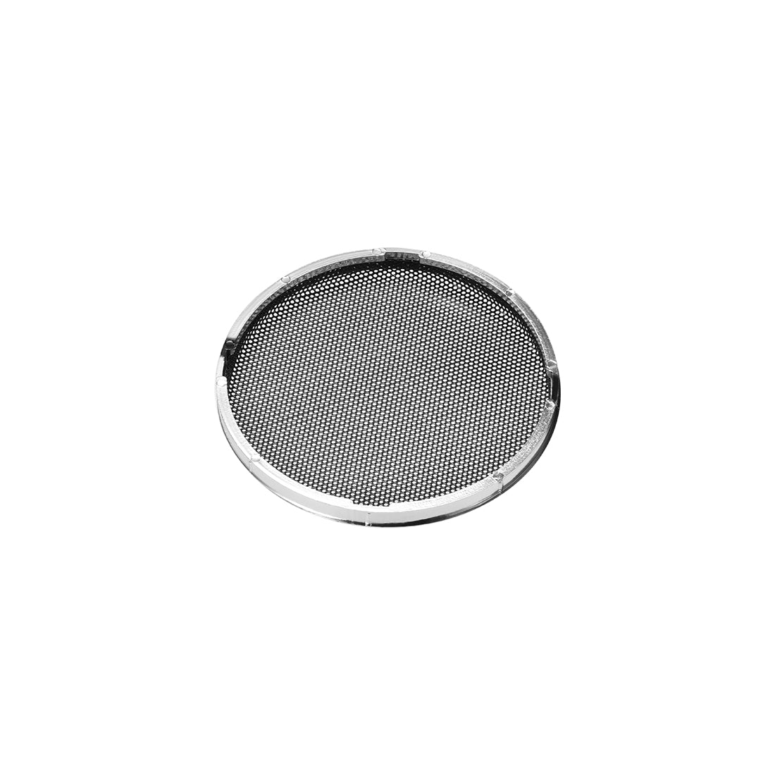 uxcell Uxcell 2pcs3.5" Lautsprechergrill Masche Dekorativ Kreis Tieftöner Schutz Abdeckung Audioteile Silber