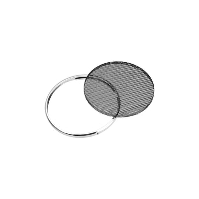 Harfington Uxcell 2pcs3.5" Lautsprechergrill Masche Dekorativ Kreis Tieftöner Schutz Abdeckung Audioteile Silber