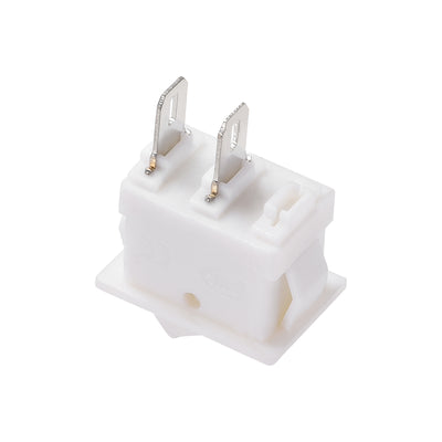 Harfington Uxcell Mini Boat Rocker Switch White Toggle Switch for Boat Car Marine ON/OFF AC 250V/3A 125V/6A 10pcs