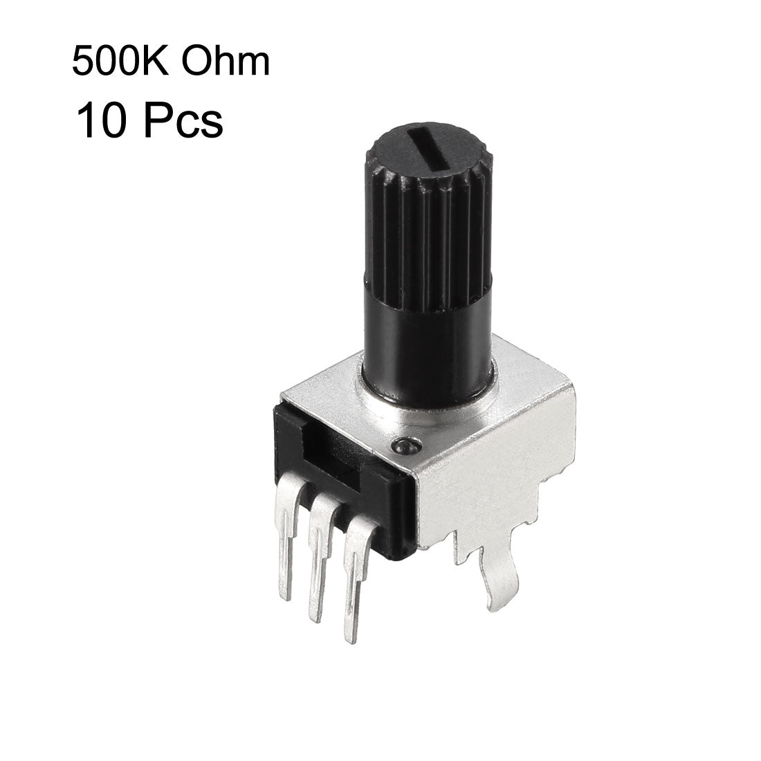 uxcell Uxcell Kohleschichtpotentiometer mit variablen Widerständen 500K-10St