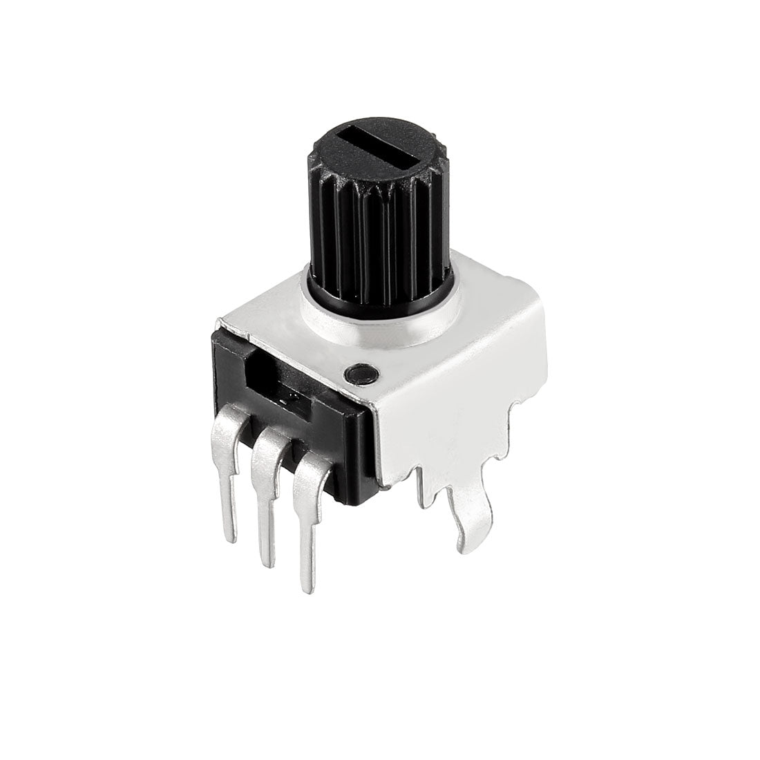 uxcell Uxcell Carbon Film Potentiometer 500K Ohm Variable Resistors Single Turn Rotary, 10pcs