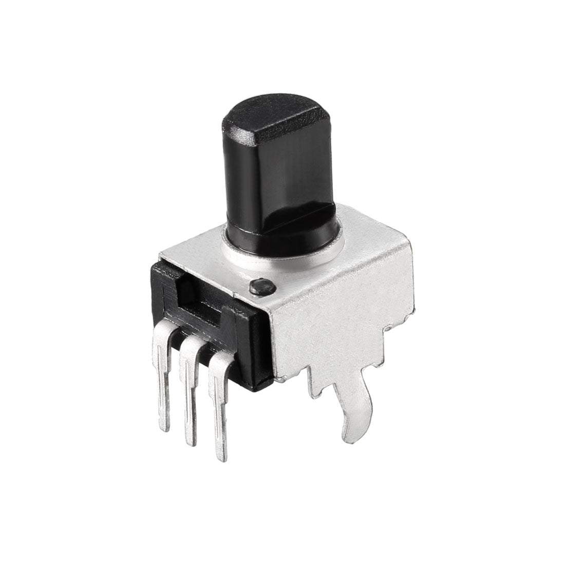 uxcell Uxcell Carbon Film Potentiometer 10K Ohm Variable Resistors Single Turn Rotary Half Shaft Design 5pcs