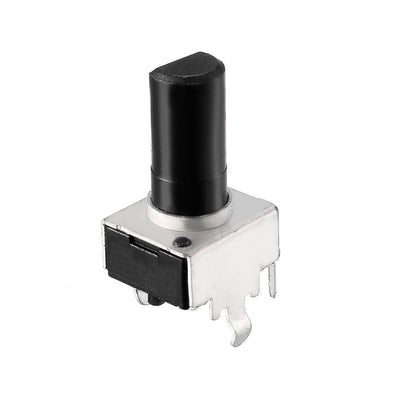 Harfington Uxcell Carbon Film Potentiometer, 5K Ohm Variable Resistors Single Turn Rotary Half Shaft Design 10pcs