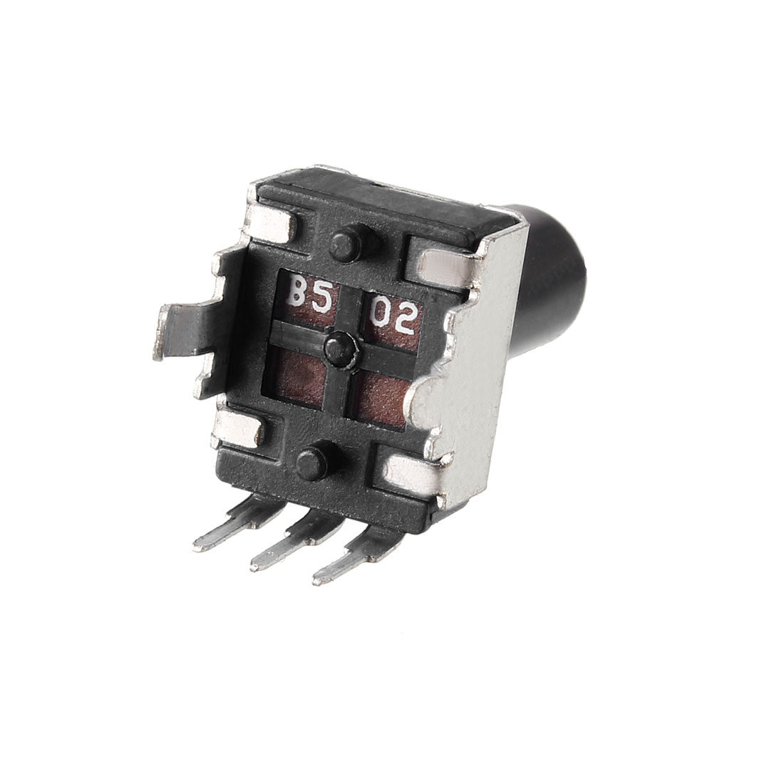 uxcell Uxcell Carbon Film Potentiometer, 5K Ohm Variable Resistors Single Turn Rotary Half Shaft Design 10pcs