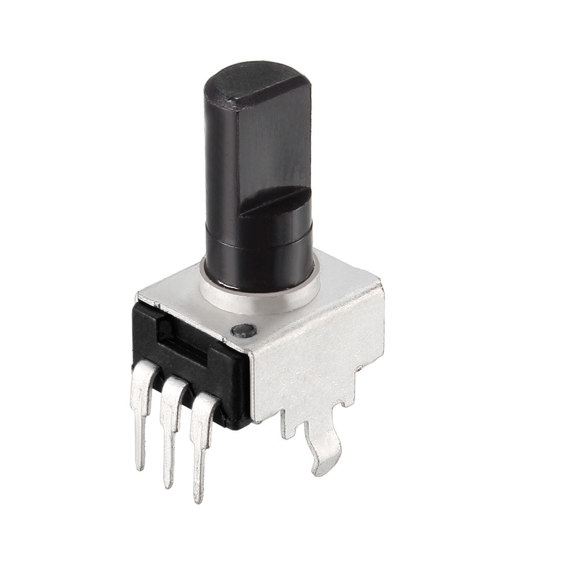 uxcell Uxcell Carbon Film Potentiometer, 5K Ohm Variable Resistors Single Turn Rotary Half Shaft Design 10pcs