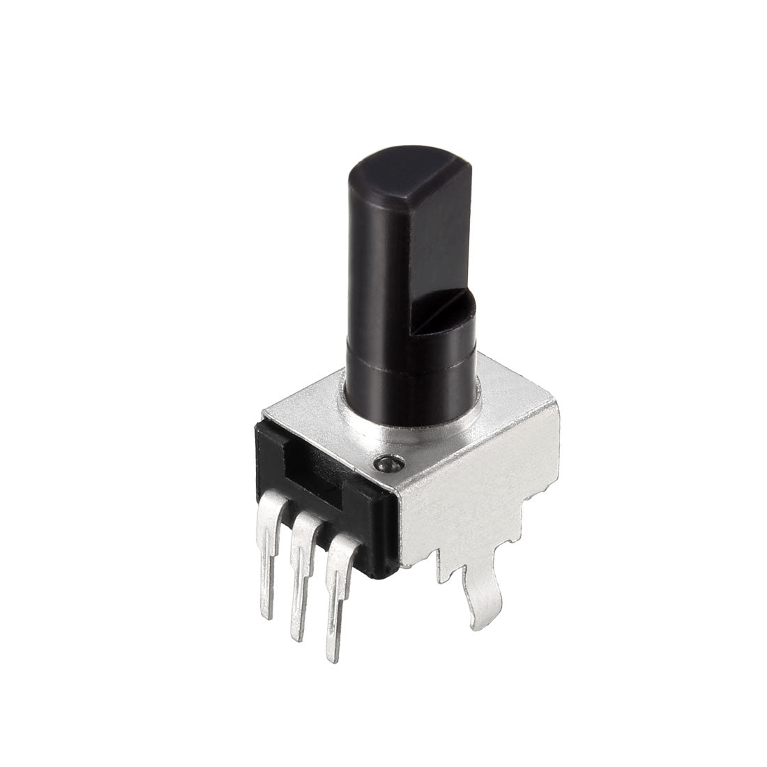 uxcell Uxcell Carbon Film Potentiometer, 50K Ohm Variable Resistors Single Turn Rotary Half Shaft Design 5pcs