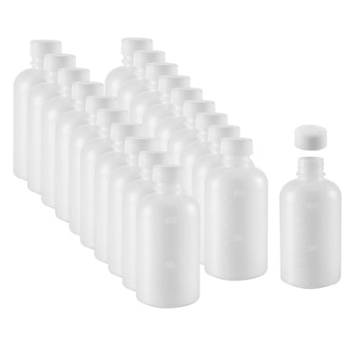 Harfington Uxcell Plastic Lab Chemical Reagent Bottle 100ml/3.4oz Small Mouth Sample Sealing Liquid Storage Container 20pcs